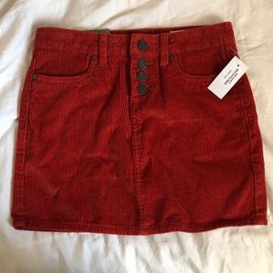 Corduroy skirt